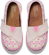 Thumbnail for your product : Toms Pink Hearts Tiny Classics