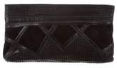 Thumbnail for your product : Carlos Falchi Leather Embroidered Clutch