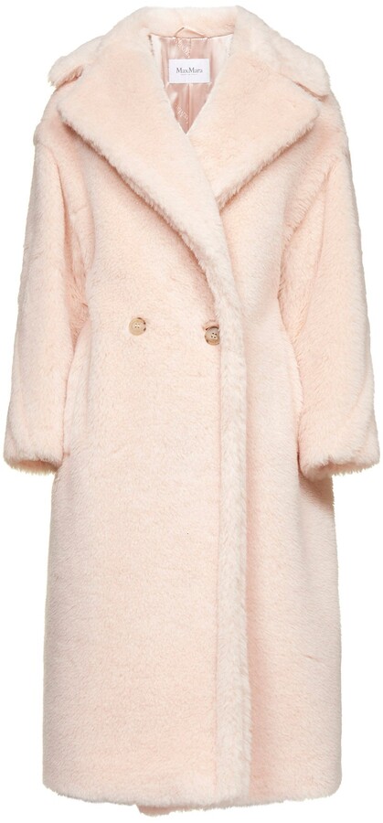blush teddy bear coat