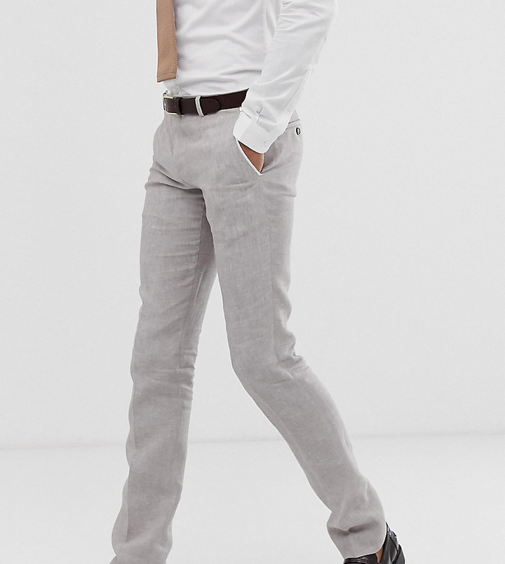 Skinny Fit Linen Trousers Online Sale, UP TO 54% OFF