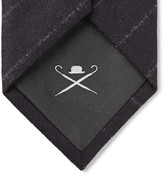 Thumbnail for your product : Hackett Pinstriped Wool-Flannel Tie