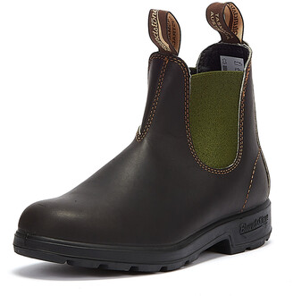 Blundstone Originals Unisex Brown / Green Boots-UK 5 / EU 38