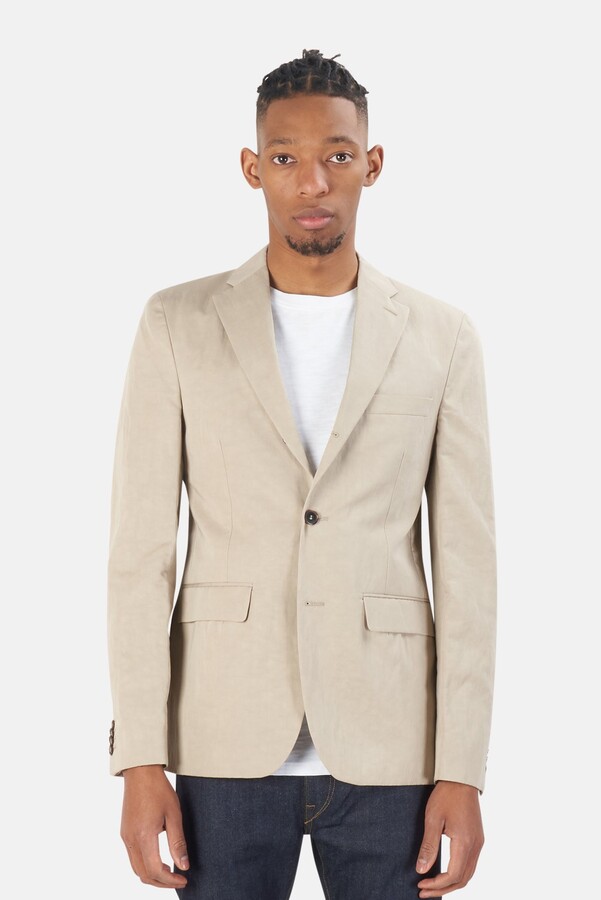 Acne Studios Men's Drifter Linen Suit Jacket Beige - ShopStyle