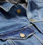 Thumbnail for your product : Fear Of God Jersey-Lined Selvedge Denim Hooded Jacket