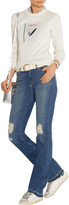 Thumbnail for your product : J Brand Brya Distressed Mid-rise Bootcut Jeans