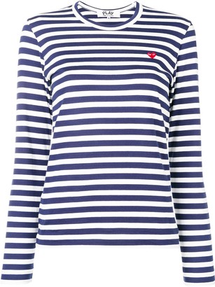 Comme des Garcons stripe print jersey