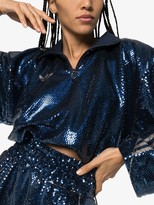 Thumbnail for your product : adidas x Anna Isoniemi sequinned track jacket