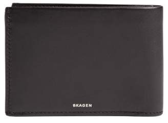 Skagen International Leather Bifold Wallet