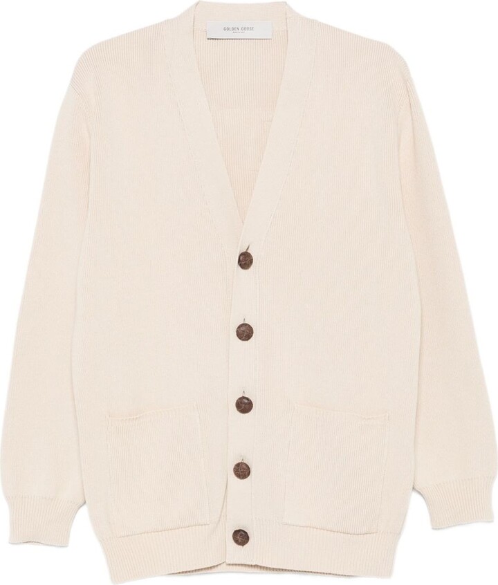Golden Goose Cotton V-Necked Cardigan