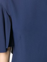 Thumbnail for your product : Alberta Ferretti Ruffled Sleeve Shift Dress