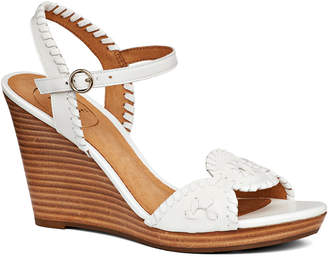 Jack Rogers Clare Wedge Leather Sandal