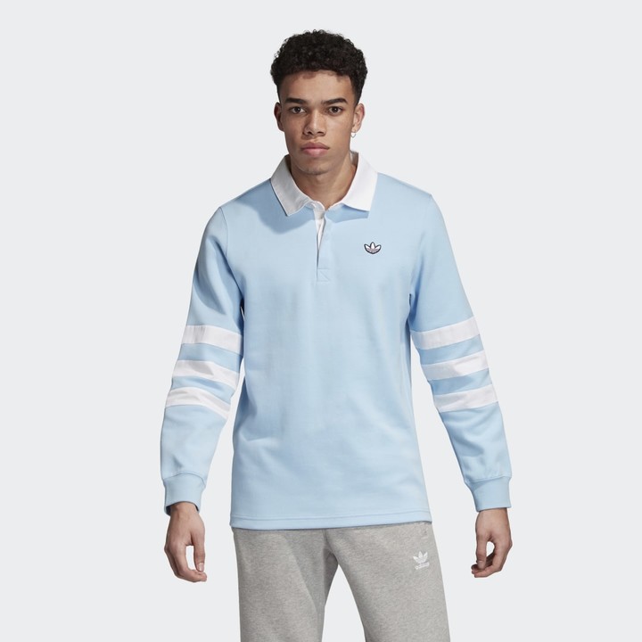 adidas Samstag 3Stripes Rugby Shirt ShopStyle