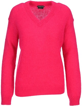 Tom Ford Brushed Mohair Wool Sweater
