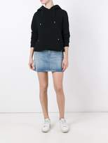 Thumbnail for your product : Givenchy star print denim mini skirt