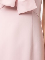 Thumbnail for your product : Paule Ka fitted V-neck bow detail dress