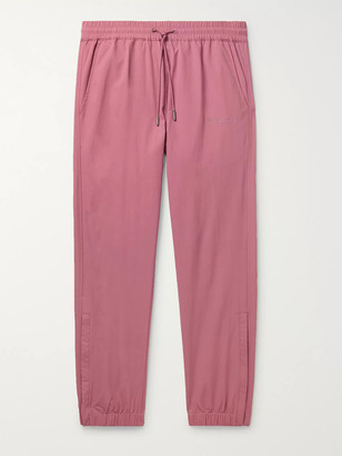 Aimé Leon Dore Tapered Logo-Embroidered Nylon Drawstring Trousers - Men - Pink - S