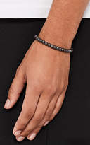 Thumbnail for your product : Barneys New York Men's Hematite Beaded Bracelet - Gray