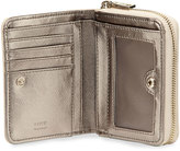 Thumbnail for your product : Love Moschino Woven Faux-Leather Stripe Wallet, Beige/Ivory