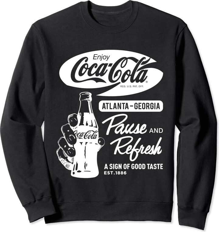 Coca Cola Pause And Refresh Retro Sweatshirt