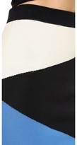 Thumbnail for your product : Torn By Ronny Kobo Mali Colorblock Skirt