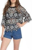Thumbnail for your product : Moon River Women's Lace Boxy Top