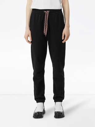 Burberry Embroidered Logo Track Trousers