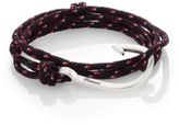 Thumbnail for your product : Miansai Hook Rope Wrap Bracelet/Silvertone