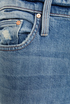 Thumbnail for your product : Mother Distressed High-rise Flared Jeans