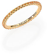 Thumbnail for your product : Kwiat Yellow Sapphire & 18K Yellow Gold Eternity Stacking Ring