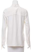 Thumbnail for your product : Dion Lee Silk Long Sleeve Top w/ Tags