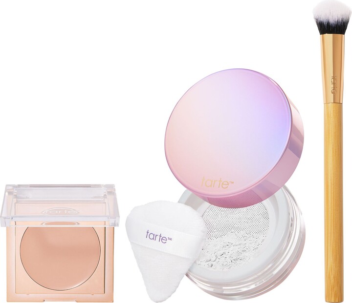 Tarte Creaseless & smooth color corrector & powder 3pc set