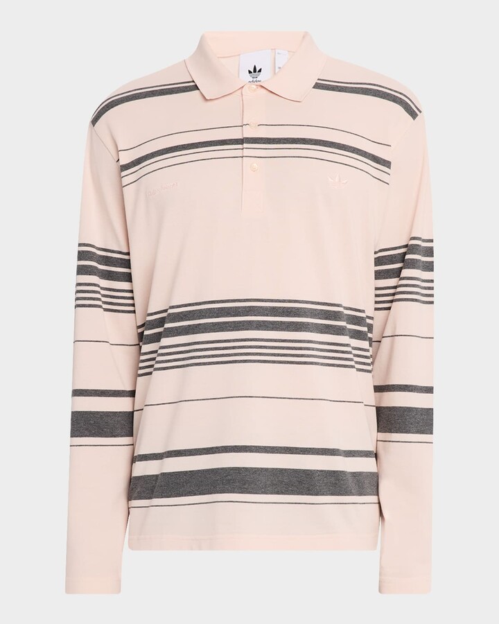 adidas x Wales Bonner Men's Multi-Stripe Polo Shirt