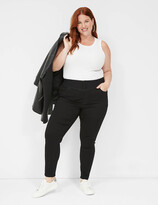 Thumbnail for your product : Lane Bryant High-Rise Sateen 3-Button Jegging