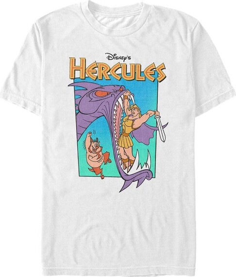 Hercules Men'sHerculesHydraMonsterT-Shirt-White-3XLarge