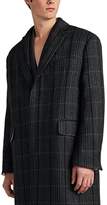 Thumbnail for your product : Calvin Klein Men's Checked Wool Oversized Overcoat - Gray