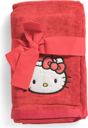TJMAXX Set Of 2 Glitter Hello Kitty Hand Towels, Cotton