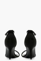 Thumbnail for your product : boohoo NEW Womens Tia Wide Fit Low Heel Two Part in Black size 6