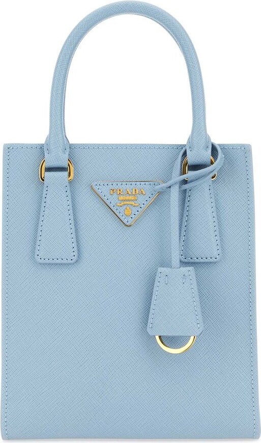 Prada Re-edition 2000 Crystal-embellished Shoulder Bag In Blue