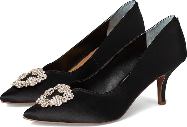 (取寄) ジェイレニー レディース  J. Renee women Ezara Black J. Renee Ezara Women's Shoes Black : 11 M (B), Textile