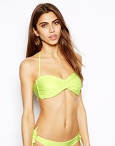 Thumbnail for your product : Seafolly Shimmer Twist Bandeau Bikini Top