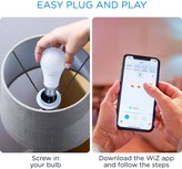 Thumbnail for your product : WIZ 8W RGB ES LED Smart Multicolour Dimmable Bulb with Wi-Fi, Set of 2