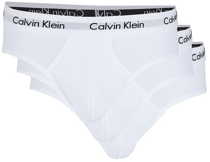Calvin Klein Mens Underwear White Briefs | ShopStyle