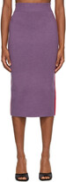 Thumbnail for your product : Victor Glemaud Purple & Red Colorblock Skirt
