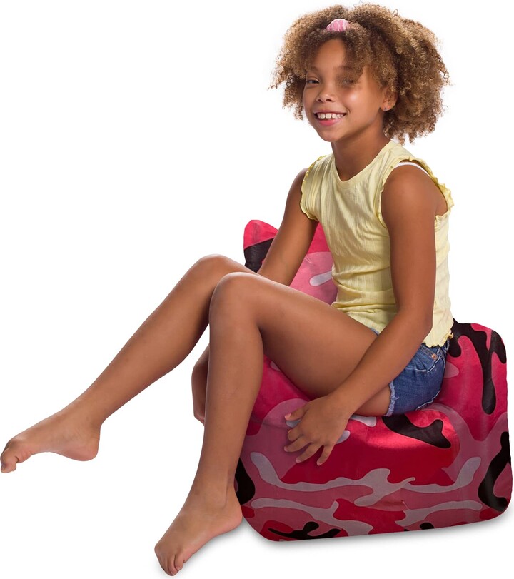 Posh Creations Structured Comfy Bean Bag Chair for Gaming ShopStyle