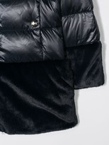 Thumbnail for your product : Herno Faux Fur Panel Puffer Coat