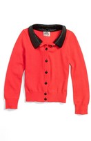 Thumbnail for your product : Milly Minis Faux Leather Collar Top (Toddler Girls, Little Girls & Big Girls)