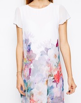 Thumbnail for your product : Thomas Laboratories Kate Floral Print Tunic Dress