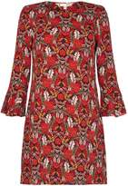 Thumbnail for your product : Yumi 70S Flower Print Tunic Dress