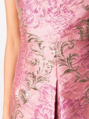 Dolce & Gabbana Jacquard Floral Pattern Dress