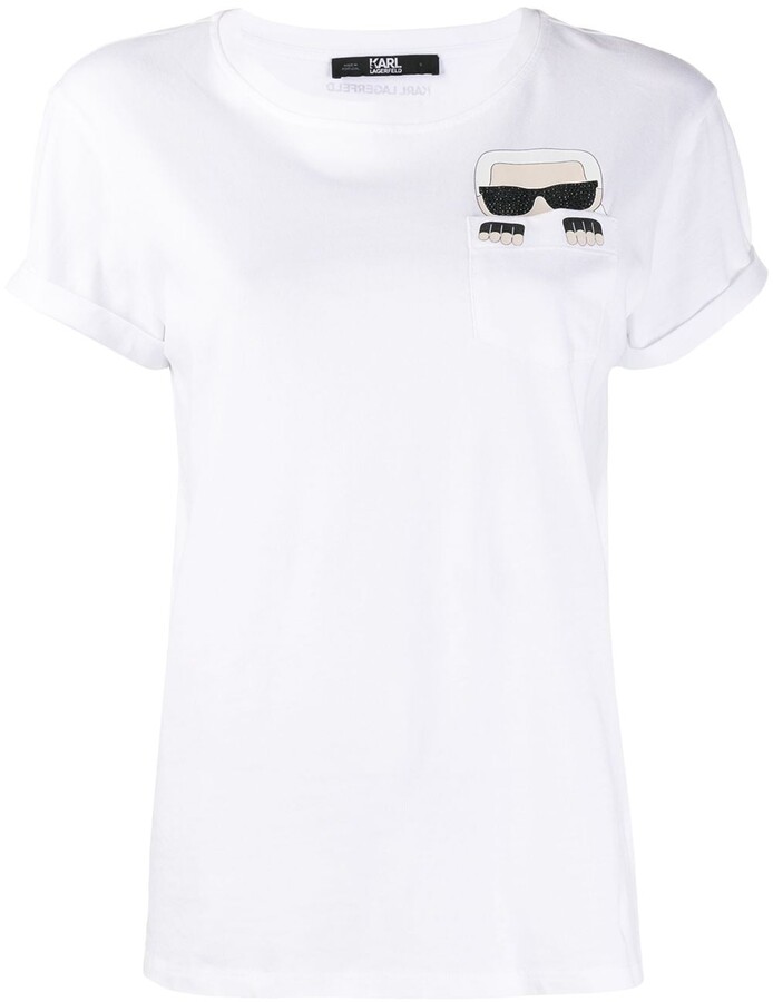 Karl Lagerfeld Paris Women's Tees And Tshirts | Shop the world's largest  collection of fashion | ShopStyle